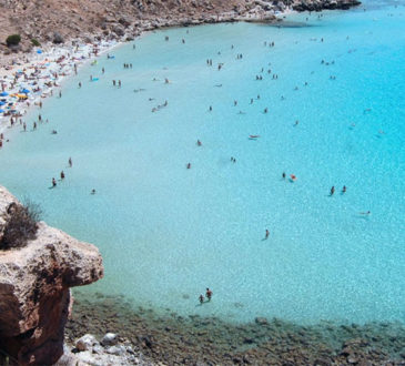 Rabbit Beach on the island of Lampedusa off the south coast of Sicily has been named as the best beach in Italy 2015