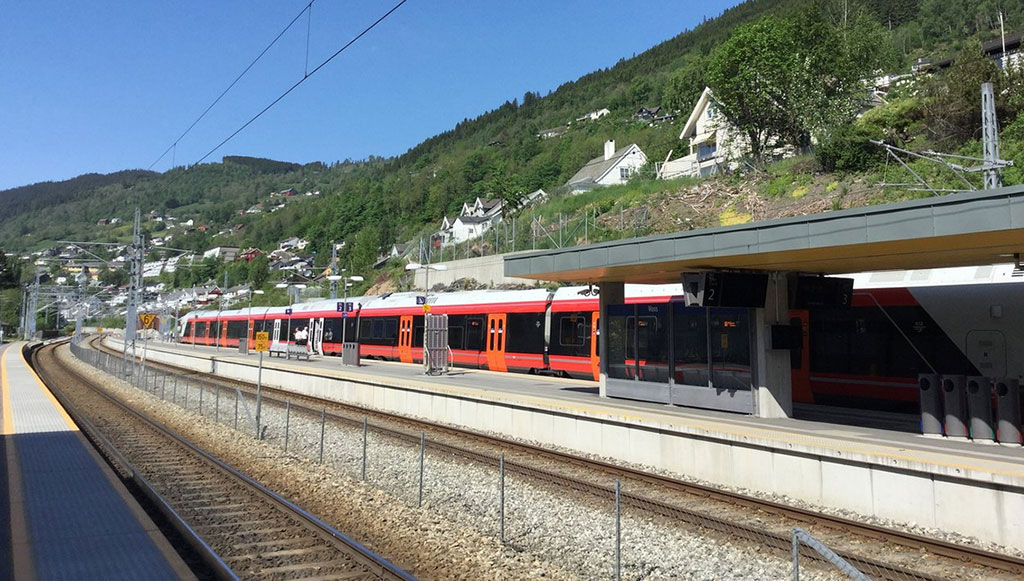 The Bergen Railway (Oslo), Norway