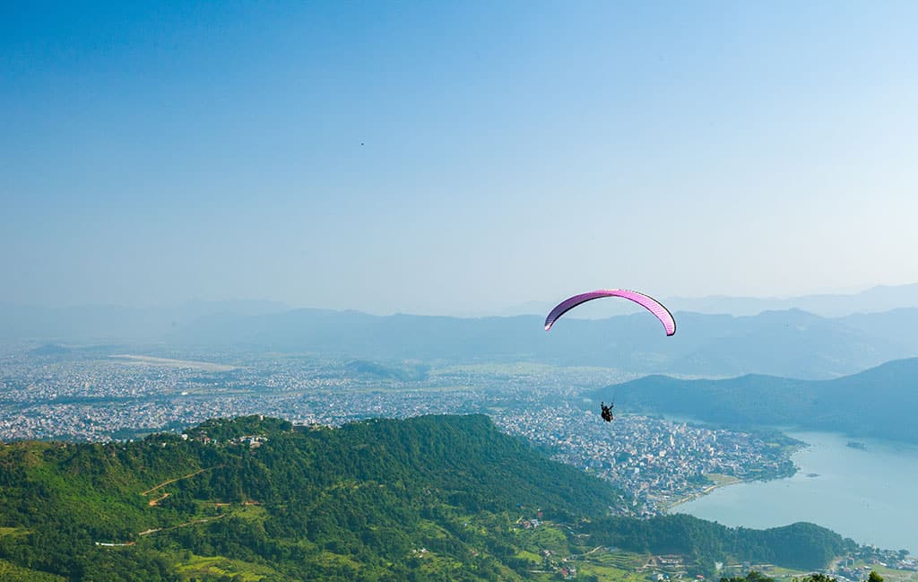 Paragliding, Pokhara, Nepal