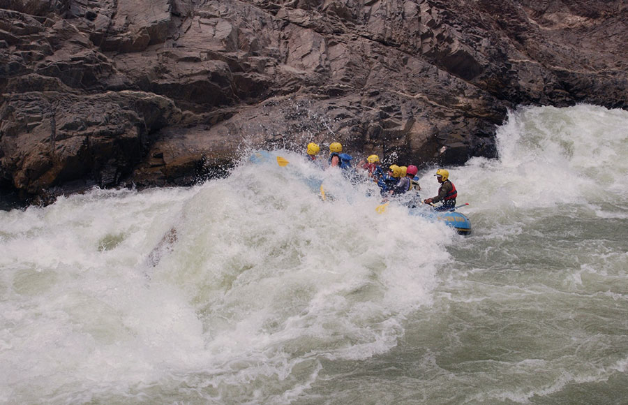 River Rafting on the Bhote Koshi River Nepal