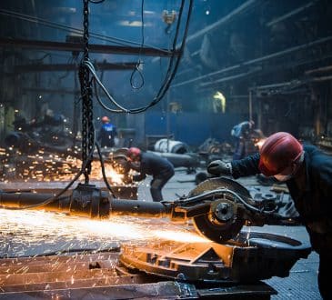 steel in factory