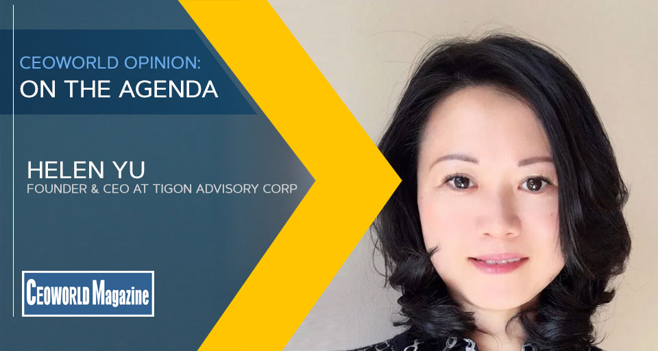 Helen Yu the founder and CEO of Tigon Advisory Corp.