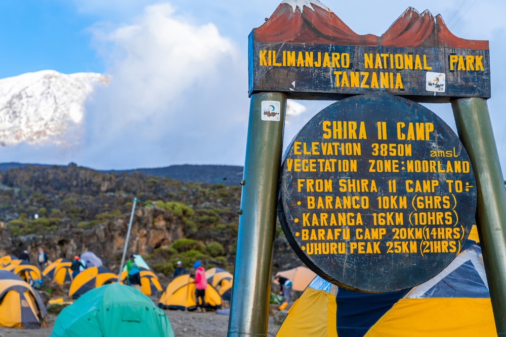 Climbing Kilimanjaro, Tanzania, Africa